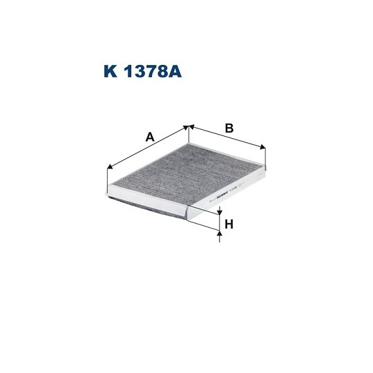 K 1378A - Filter, interior air 
