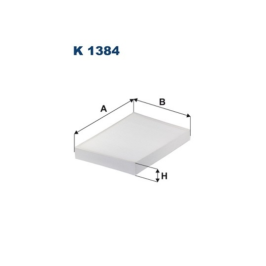 K 1384 - Filter, interior air 