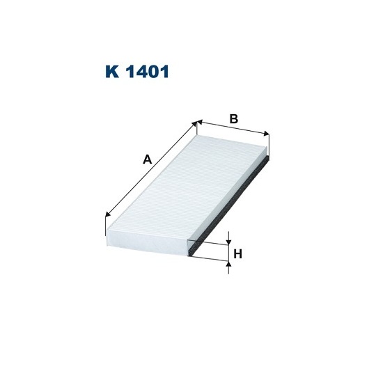 K 1401 - Filter, interior air 