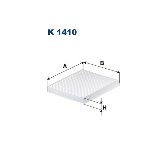 K 1410 - Filter, interior air 