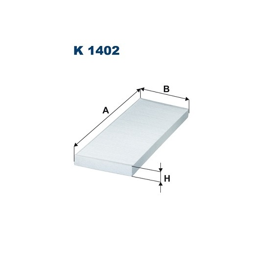 K 1402 - Filter, interior air 