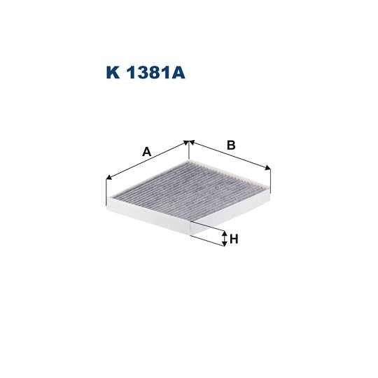 K 1381A - Suodatin, sisäilma 