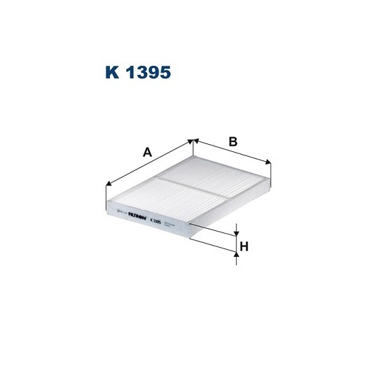 K 1395 - Filter, interior air 