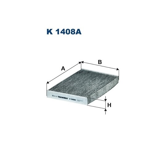 K 1408A - Filter, interior air 