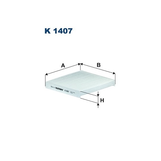 K 1407 - Filter, interior air 