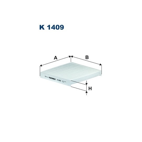 K 1409 - Filter, interior air 