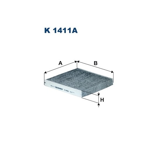 K 1411A - Suodatin, sisäilma 