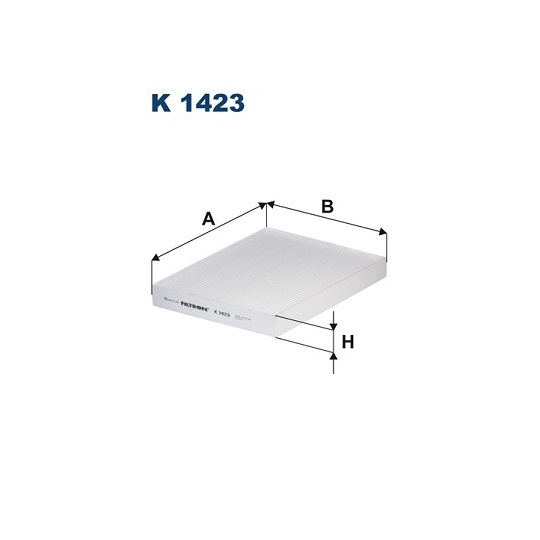 K 1423 - Filter, interior air 