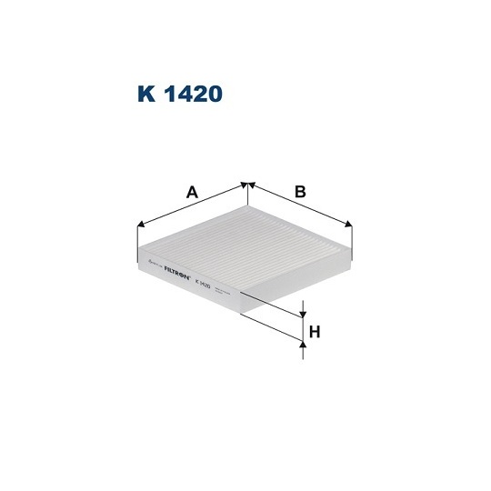 K 1420 - Filter, interior air 