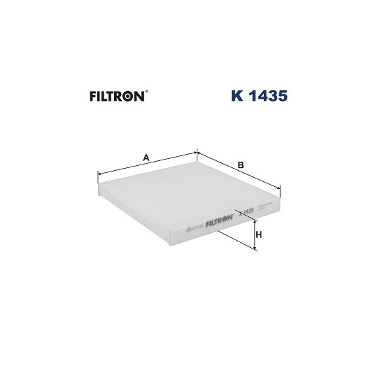 K 1435 - Filter, interior air 