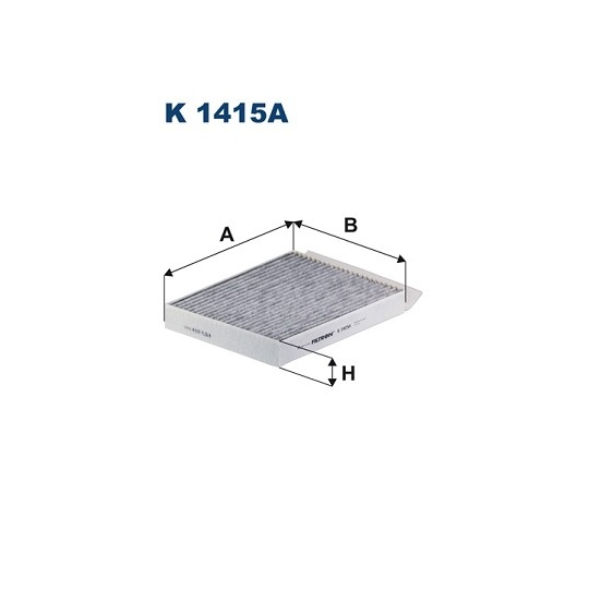 K 1415A - Filter, kupéventilation 