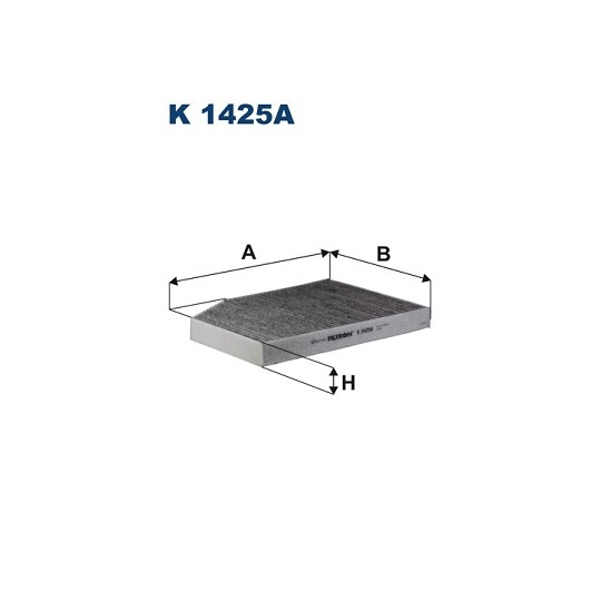 K 1425A - Filter, kupéventilation 
