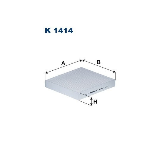 K 1414 - Filter, interior air 