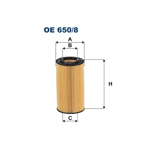 OE 650/8 - Oil filter 