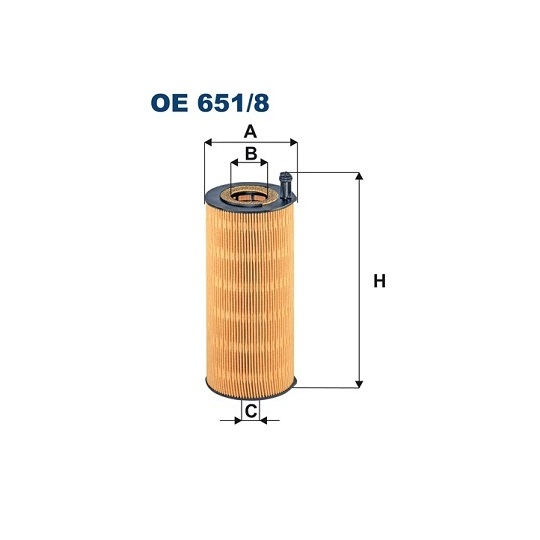 OE 651/8 - Oil filter 