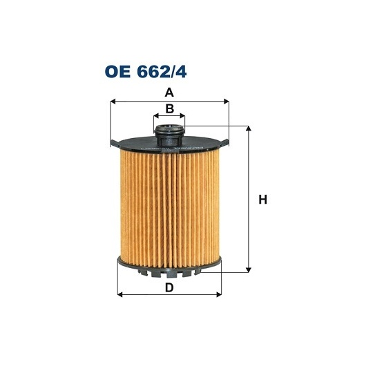 OE 662/4 - Oil filter 