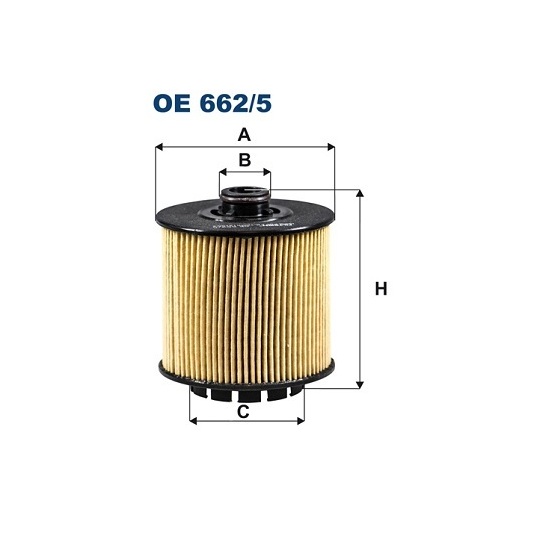 OE 662/5 - Oil filter 