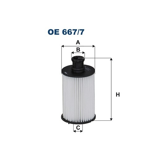 OE 667/7 - Oil filter 
