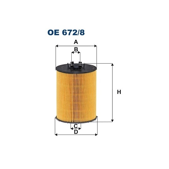 OE 672/8 - Oil filter 