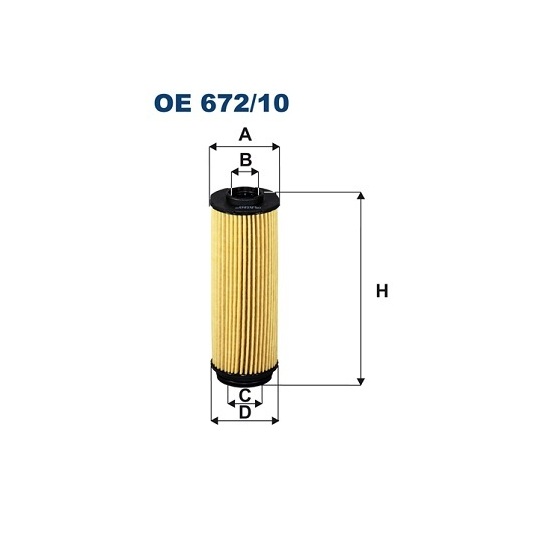 OE 672/10 - Oil filter 