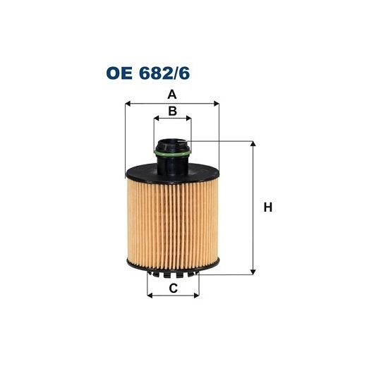OE 682/6 - Oil filter 