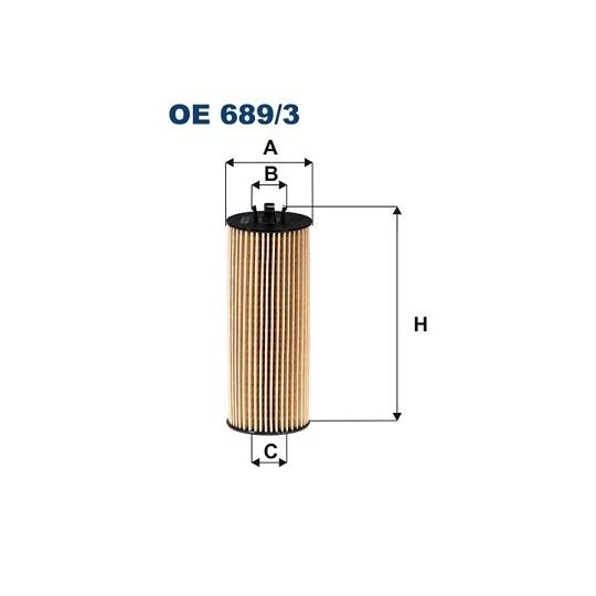 OE 689/3 - Oil filter 