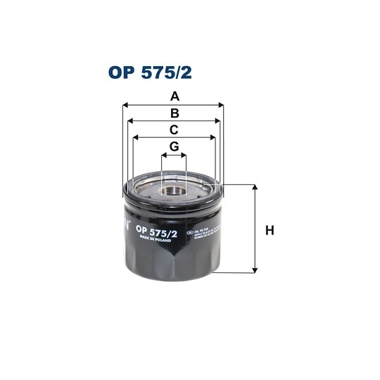 OP 575/2 - Oil filter 
