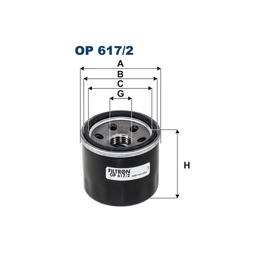 OP 617/2 - Oil filter 