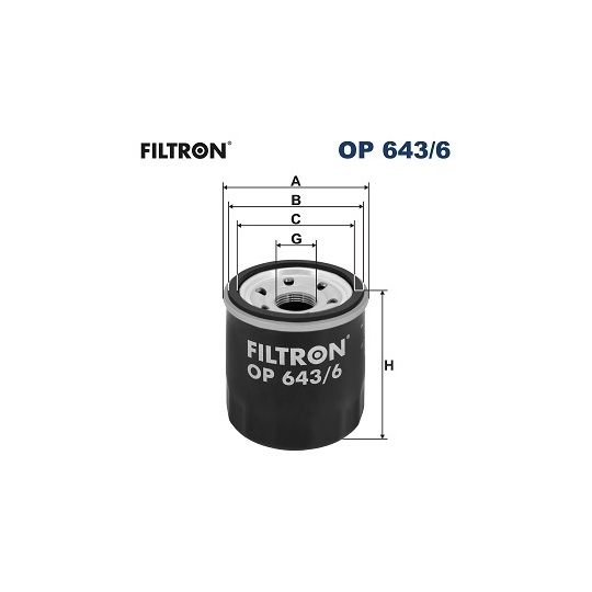 OP 643/6 - Oil filter 