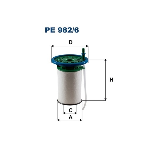 PE 982/6 - Fuel filter 