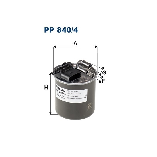 PP 840/4 - Bränslefilter 