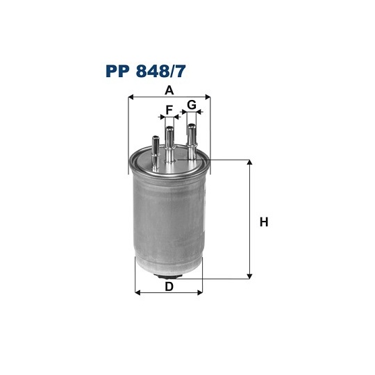 PP 848/7 - Polttoainesuodatin 