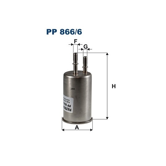 PP 866/6 - Fuel filter 
