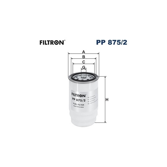 PP 875/2 - Bränslefilter 