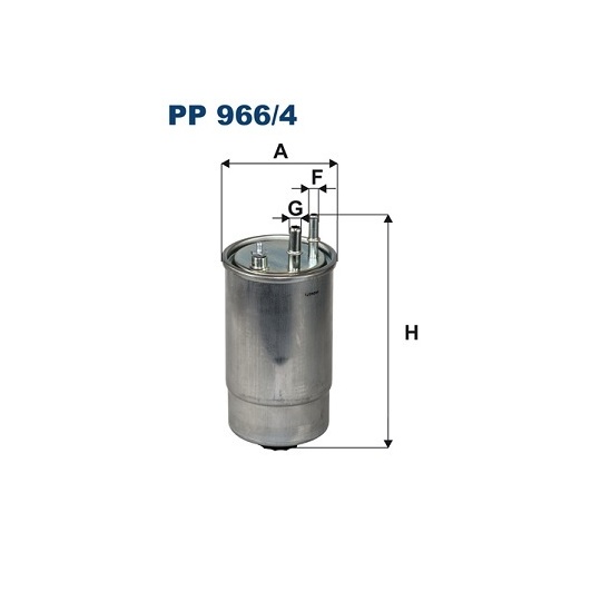 PP 966/4 - Polttoainesuodatin 