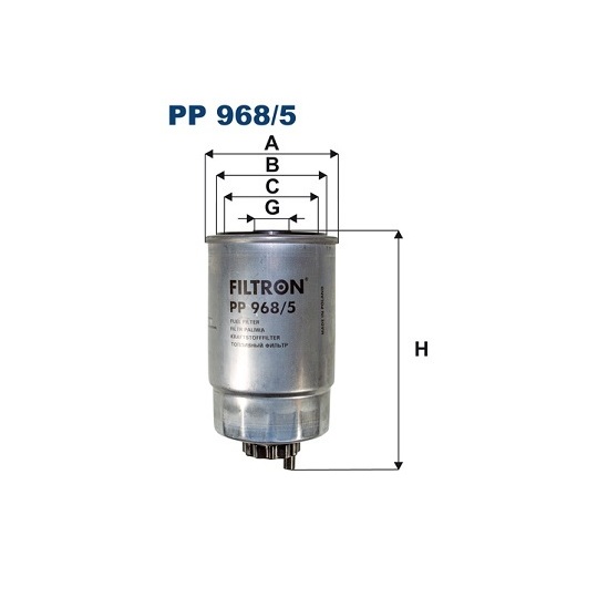 PP 968/5 - Bränslefilter 