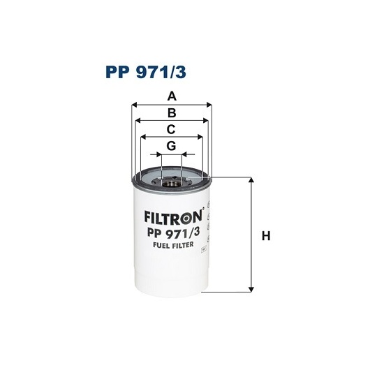 PP 971/3 - Fuel filter 