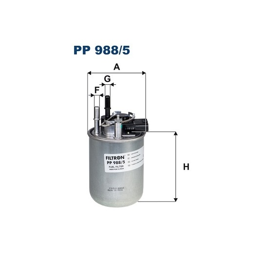 PP 988/5 - Bränslefilter 