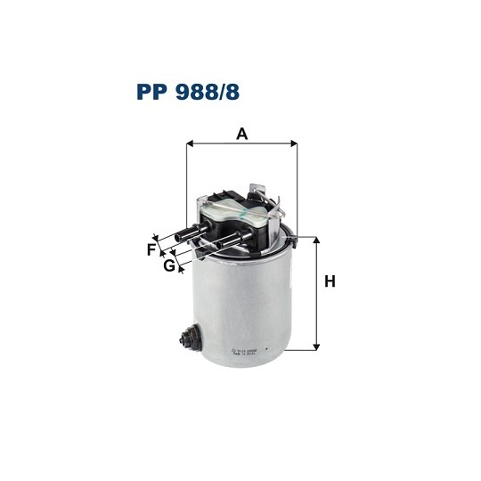 PP 988/8 - Bränslefilter 