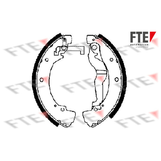 BB1129A1 - Brake Shoe Set 