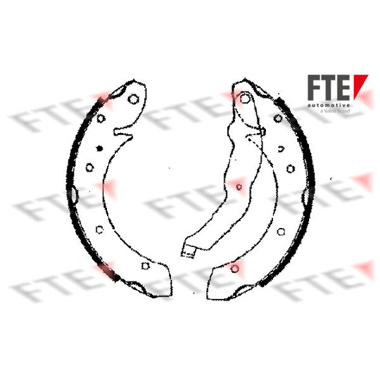 BB1125A2 - Brake Shoe Set 