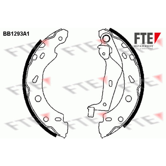 BB1293A1 - Brake Shoe Set 