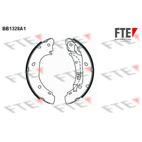 BB1328A1 - Brake Shoe Set 