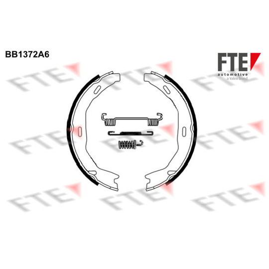 BB1372A6 - Brake Shoe Set, parking brake 