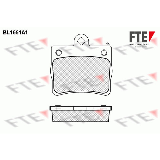 BL1651A1 - Piduriklotsi komplekt, ketaspidur 