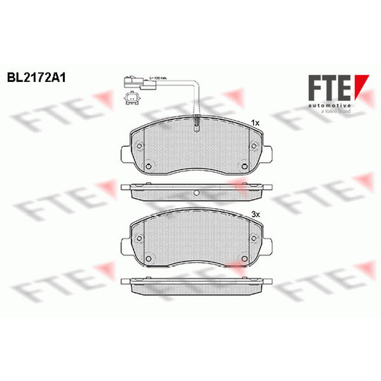 BL2172A1 - Piduriklotsi komplekt, ketaspidur 