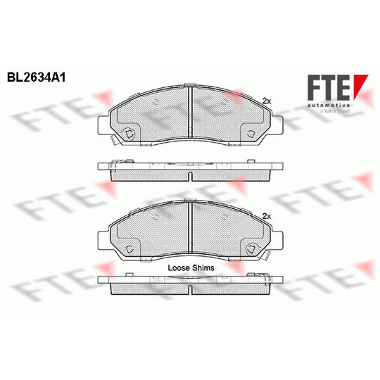 BL2634A1 - Piduriklotsi komplekt, ketaspidur 