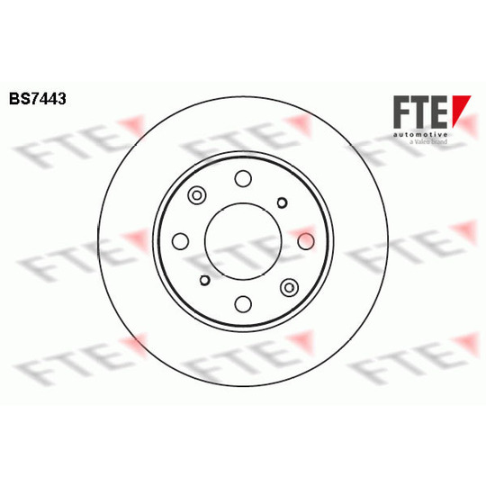 BS7443 - Brake Disc 