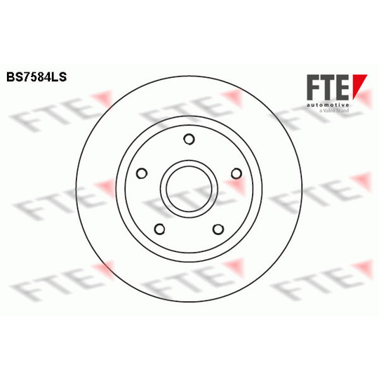 BS7584LS - Brake Disc 