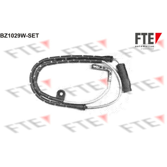 BZ1029W-SET - Warning Contact, brake pad wear 